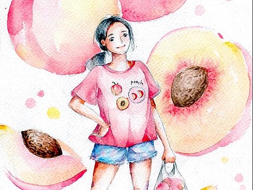 【保护色】水蜜桃