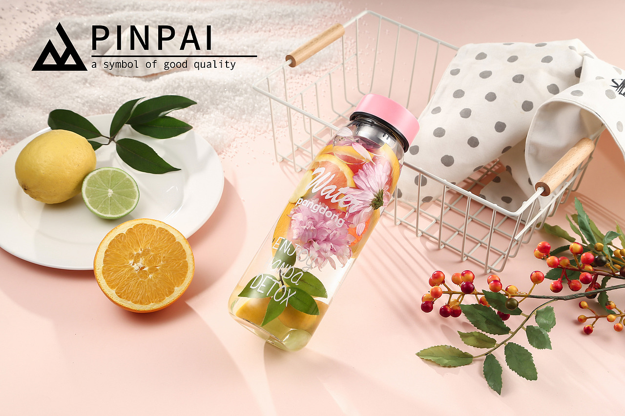 玻璃杯 花茶杯 水果 杯子