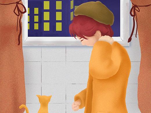 一张关于思念情感的启动页