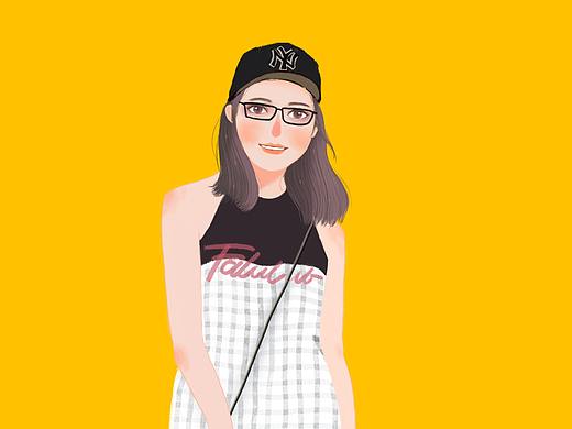 人像一組~（個(gè)人主頁(yè)-ZMjg2NDM2MjQ=） - 商業(yè)插畫(huà) - 站酷設(shè)計(jì)師烏云邊的幸福線原創(chuàng)素材 - 站酷ZCOOL