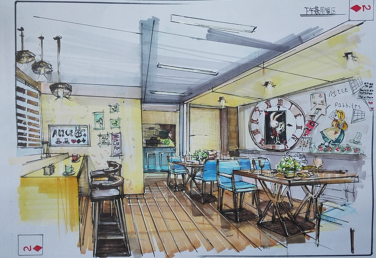 爱丽丝主题餐厅
