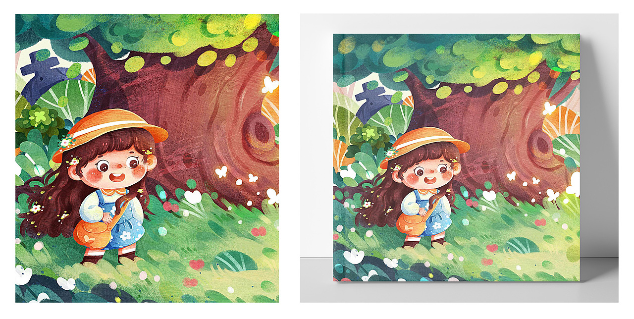 一些相册封面（图ZMzM3NTY3MzY0） - 儿童插画 - 站酷设计师By夕子原创素材 - 站酷ZCOOL