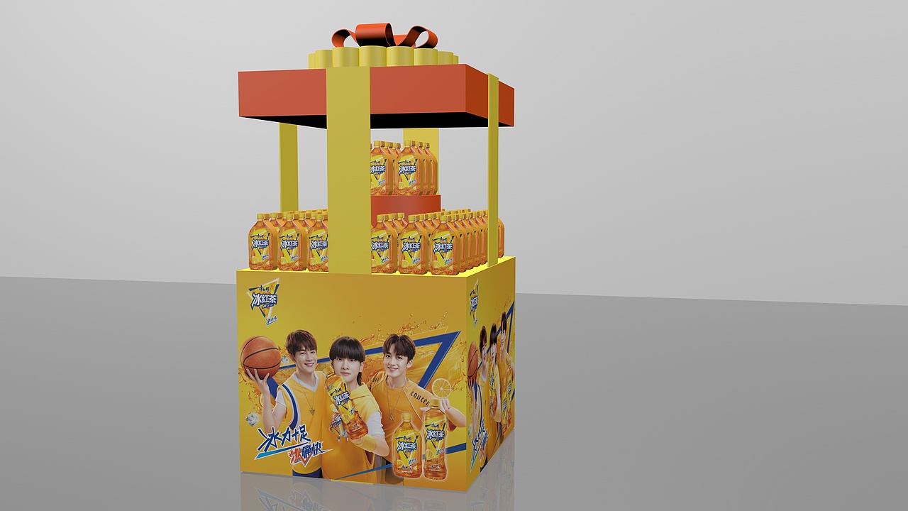 地堆 堆头 陈列 包柱 TG