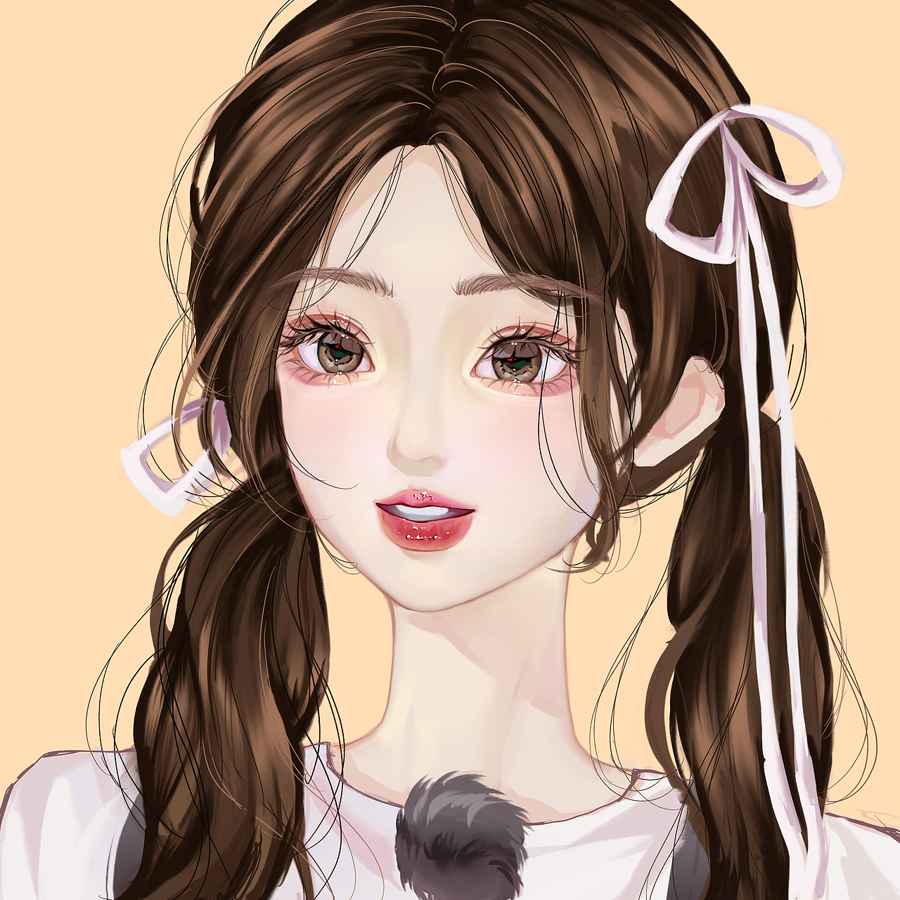 人物定制半厚涂头像