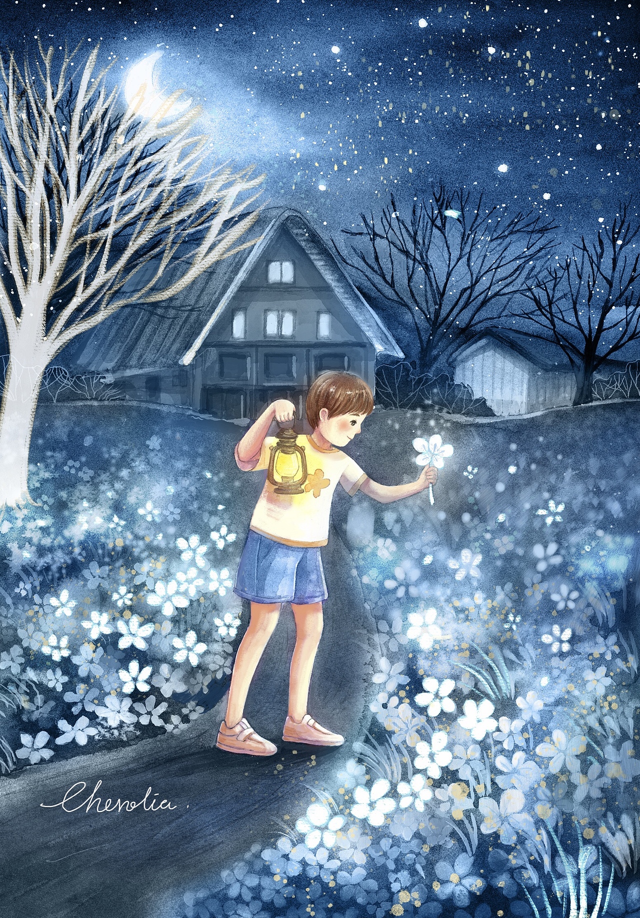 水彩插画—大自然的孩子（图ZMjAxOTA4ODgw） - 商业插画 - 站酷设计师小悦cherolia原创素材 - 站酷ZCOOL