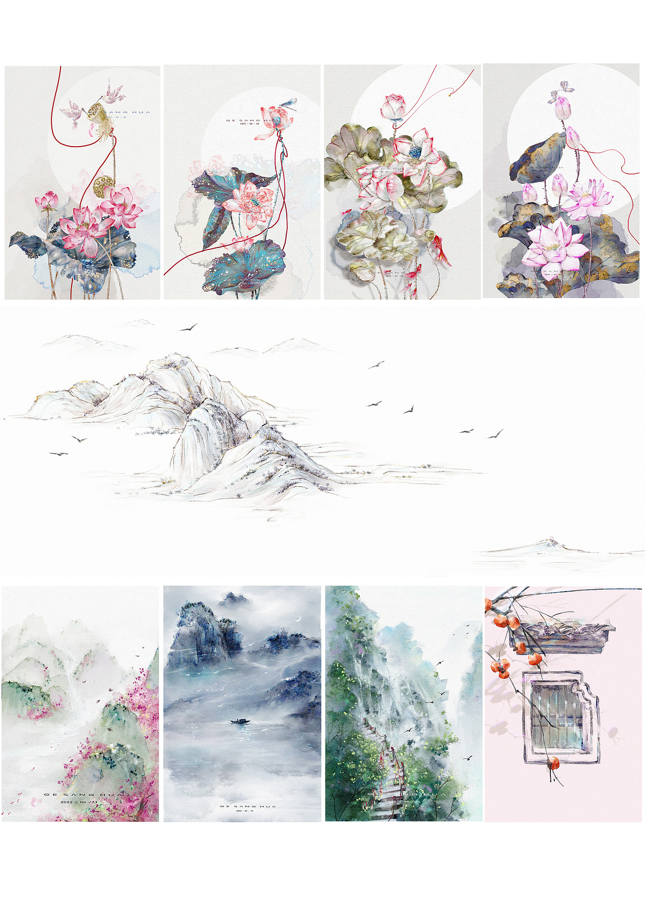 2022年画画总结（图ZMzMyNDY1NjE2） - 创作习作 - 站酷设计师格桑的画原创素材 - 站酷ZCOOL