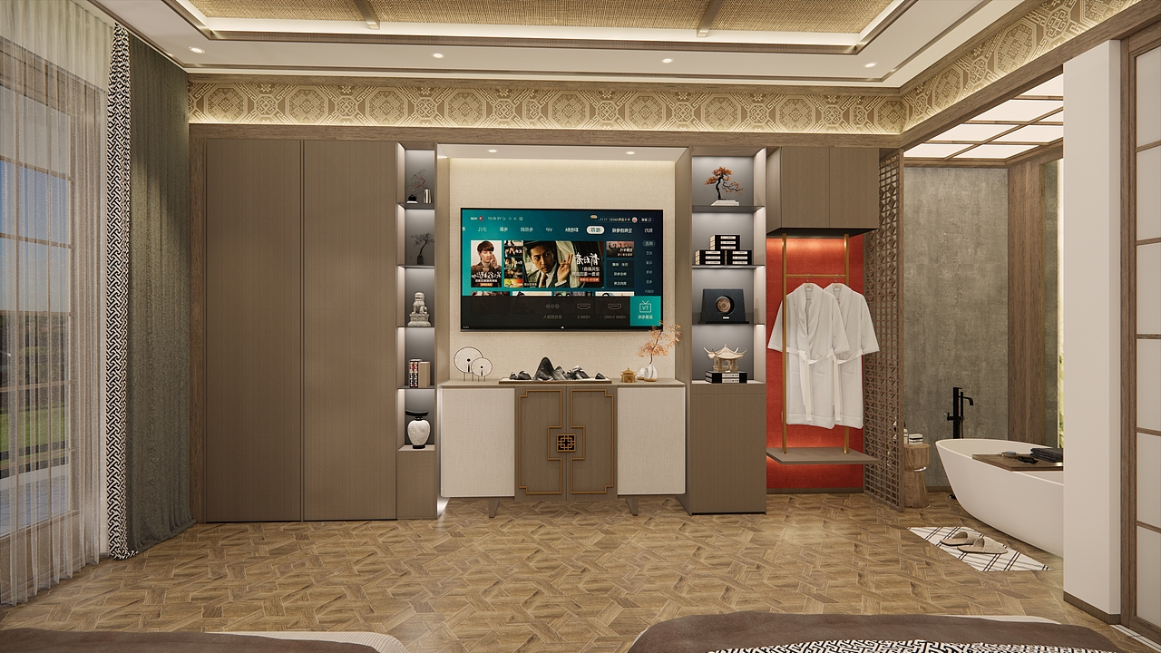 广西壮族民宿客房设计