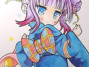 最近一直在用马克笔绘画，一些平时临摹的手绘作品