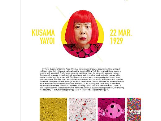 YAYOI KUSAMA网页设计