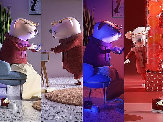 2020年1-4月三维作品整理 C4D&OC
