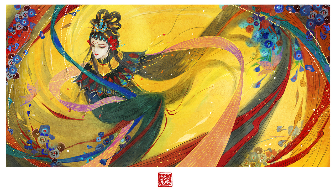 的随随商插260除魔1990养猫画画的随随2张示范插图～仙鹤拟人和遇龙14