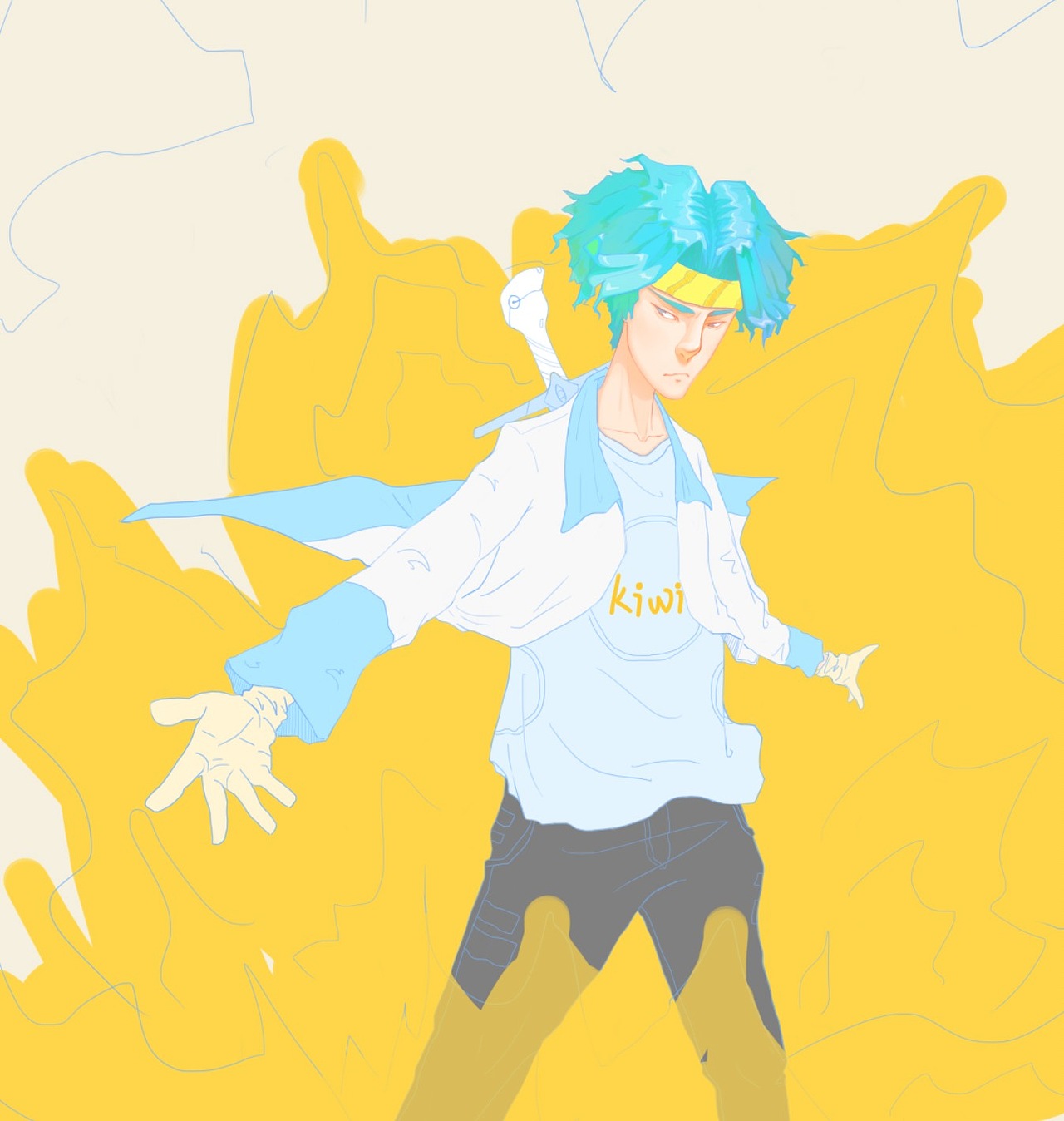 插画-创作《又老了一岁》（图ZNjk0MTUzMjA=） - 创作习作 - 站酷设计师coollose原创素材 - 站酷ZCOOL