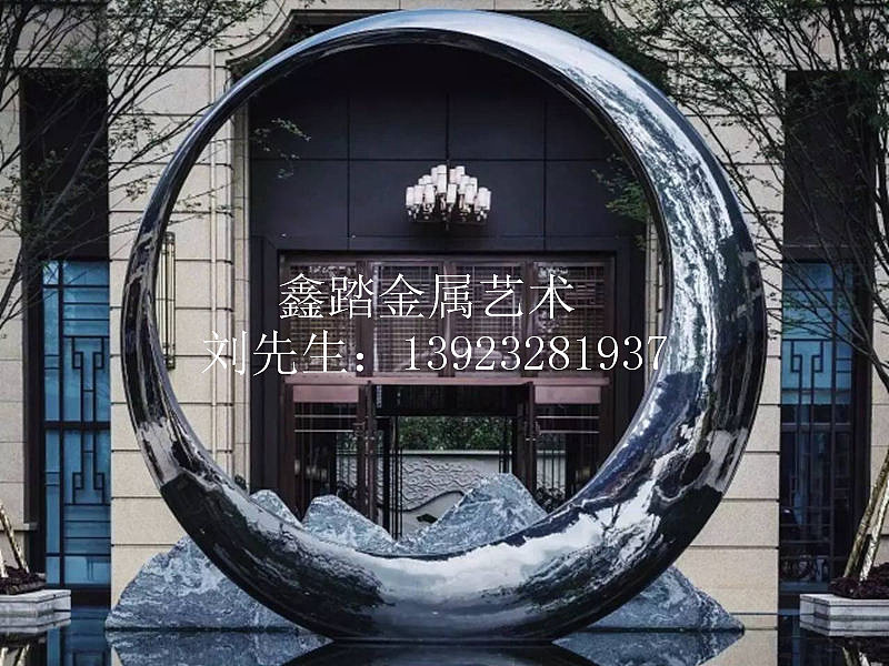 广场售楼中心艺术镜面不锈钢水景雕塑小品‖视觉焦点（图ZMTY0MjYxNTI4） - 其他工业/产品 - 站酷设计师金属装饰艺术制品原创素材 - 站酷ZCOOL
