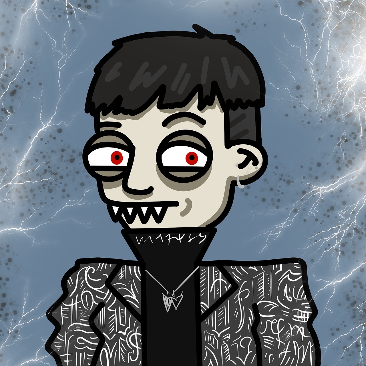 《红眼病百人斩斩斩》（图ZMjcxOTE1MDMy） - 艺术插画 - 站酷设计师毛毛毛毛密密麻麻原创素材 - 站酷ZCOOL