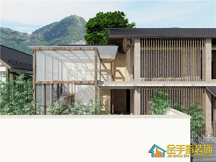 农村木房装修|木制别墅|木制别墅装修|贵阳装修公司（图ZODgzMjc2MjA=） - 家装设计 - 站酷设计师贵阳装修公司排名原创素材 - 站酷ZCOOL