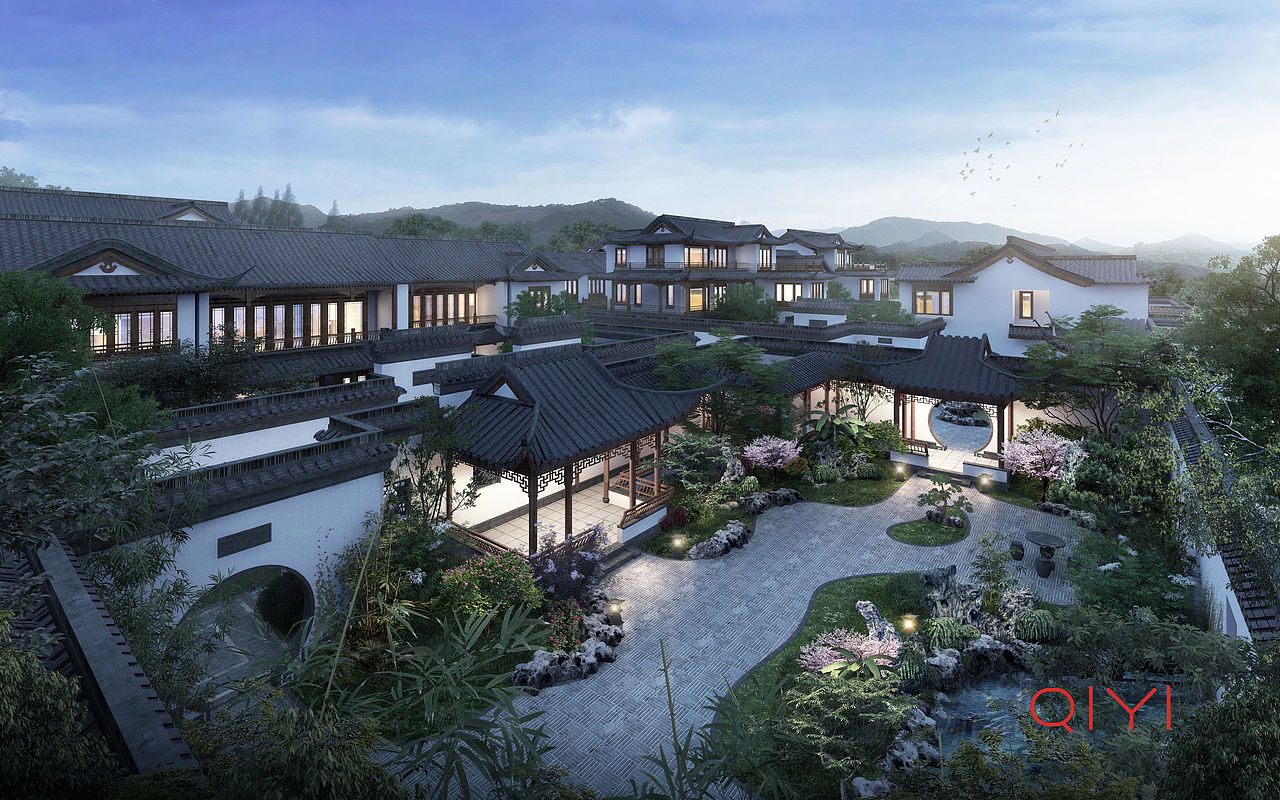 其一文化三维建筑表现（一）（图ZMjkyNDc5Nzc2） - 建筑/空间 - 站酷设计师其一文化原创素材 - 站酷ZCOOL