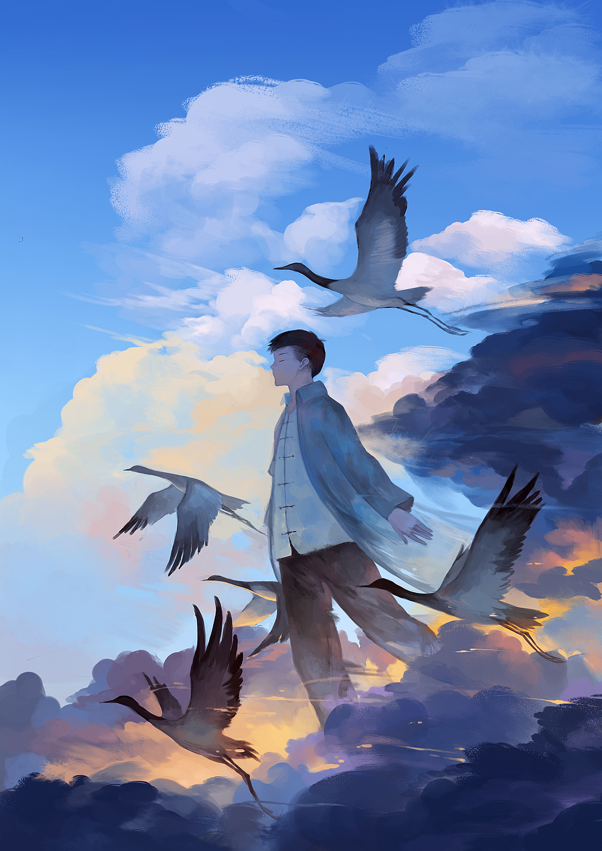 韩一杰插画合集