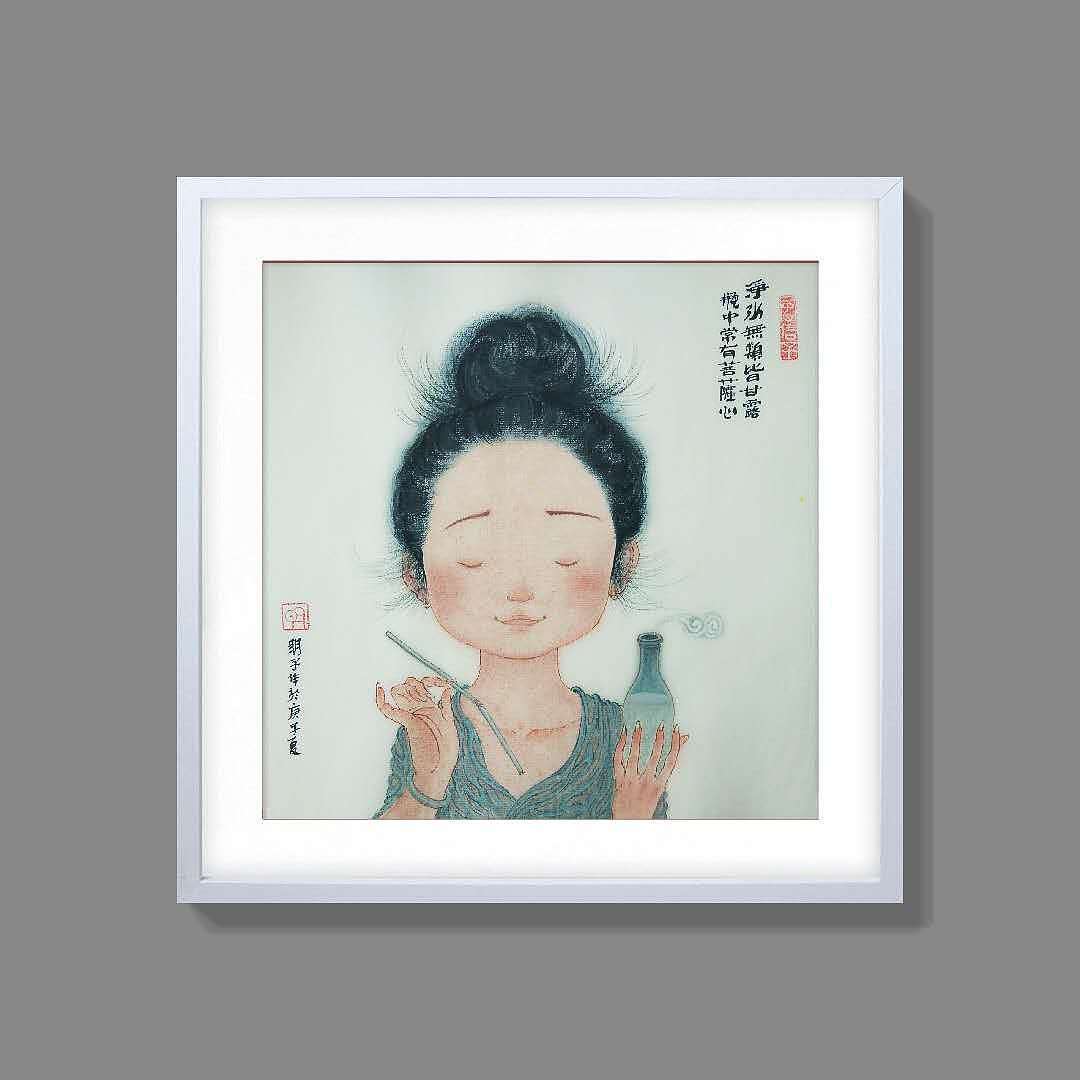 明子的水墨奇幻世界——《风信子系列》2,海量慎点。(图ZMjc3NTQzMjAw) - 绘画 - 站酷设计师明子水墨奇幻世界原创素材 - 站酷ZCOOL