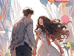 红线牵手 定情七夕（手机界面宣传海报）