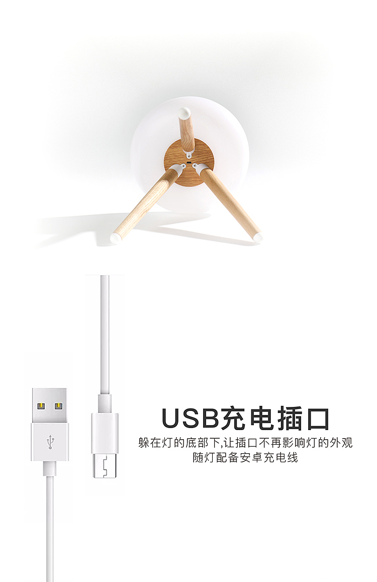 天猫精灵语音控制台灯 手势控制台灯 品牌：小猪会飞