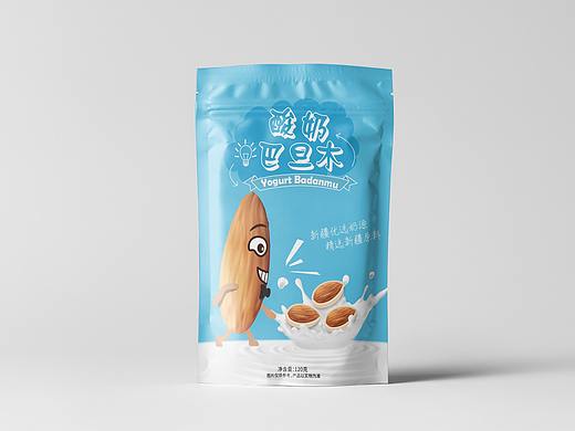 酸奶巴旦木包装袋