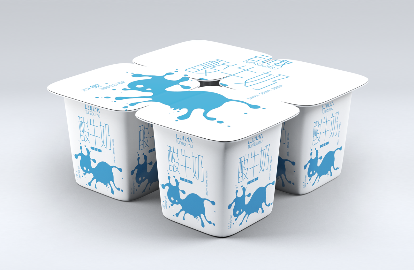 娃哈哈酸奶包装设计|平面|包装|嗷大喵啊 - 原创作品 - 站酷 (ZCOOL)
