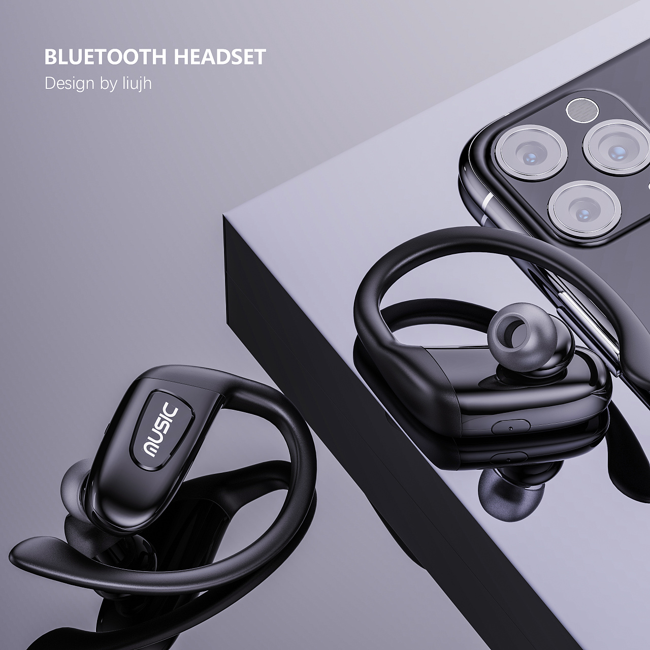 挂耳式耳机设计