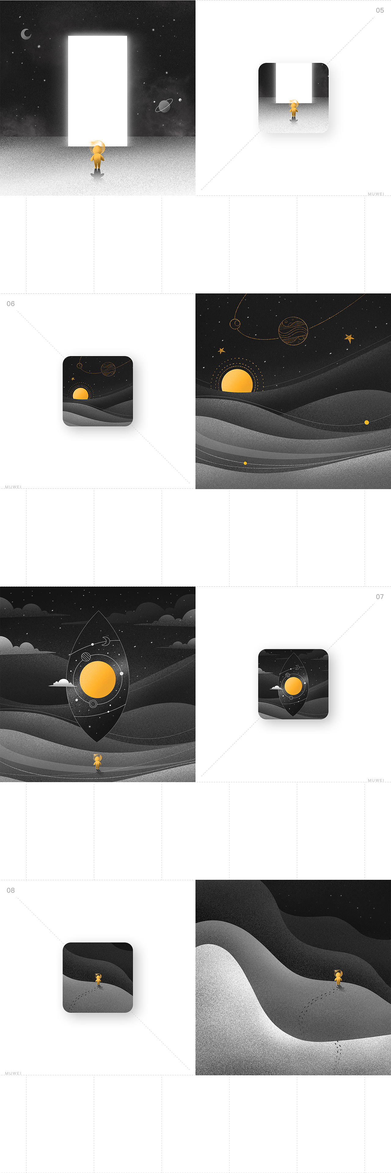 追梦系列Chasing Dreams（图ZMjM4NTE2MDEy） - 创作习作 - 站酷设计师CHENXIMU原创素材 - 站酷ZCOOL