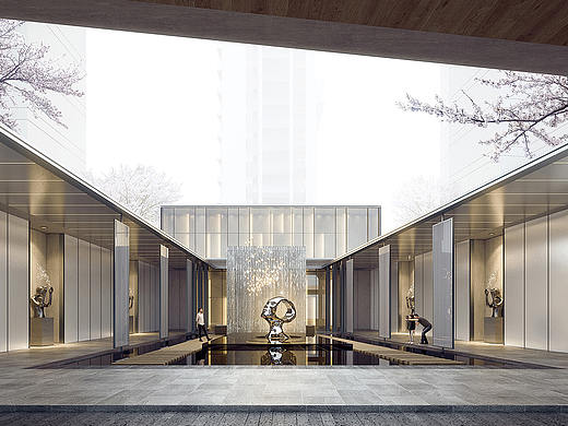 入口空间(Enscape实时渲染作品)