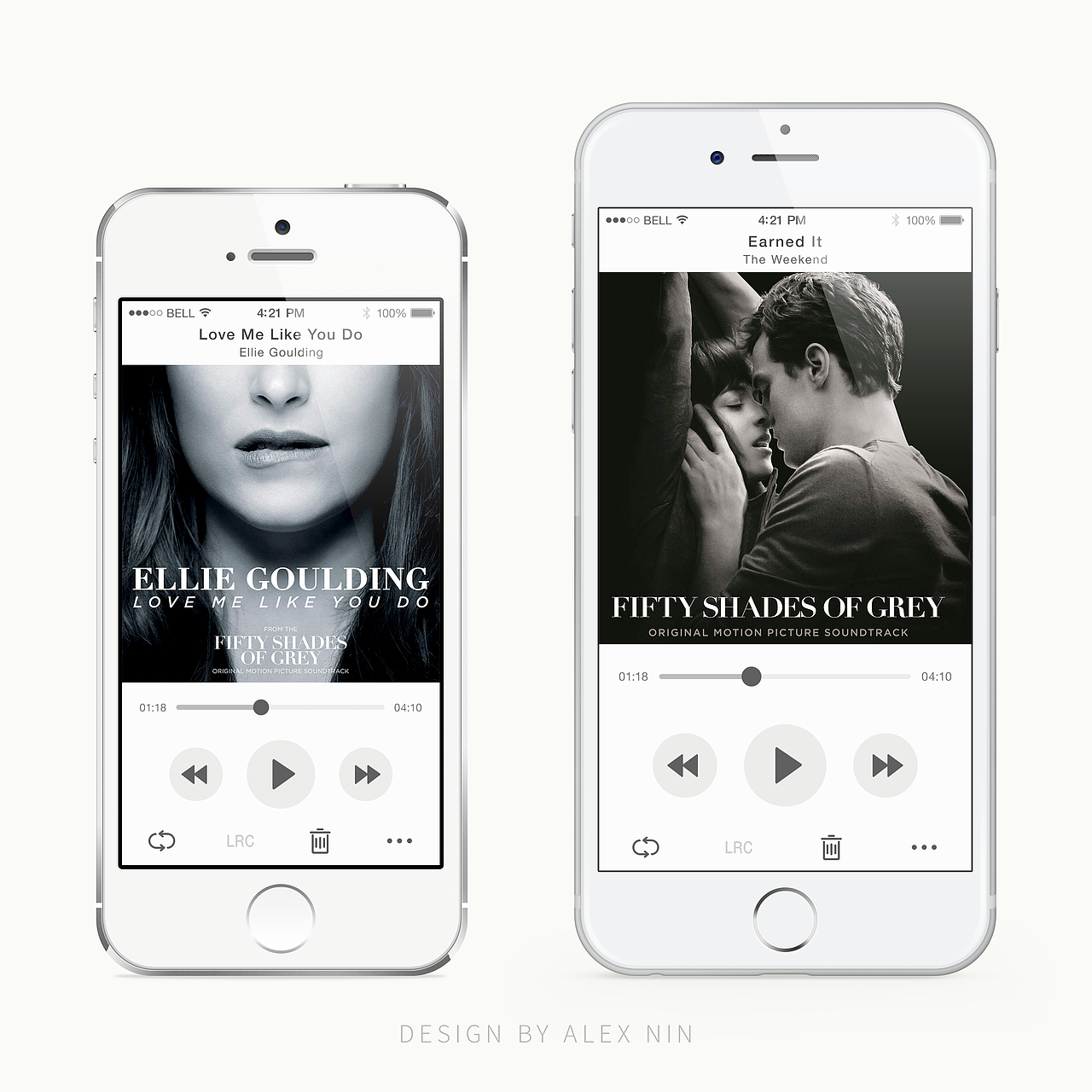 Fifty Shades Of Grey（图ZMjYxMzIzNTI=） - APP界面 - 站酷设计师AlexNin原创素材 - 站酷ZCOOL