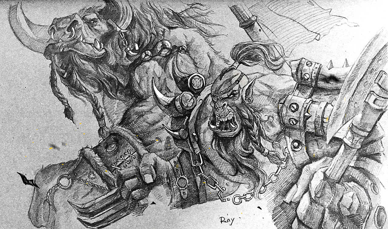 魔兽|纯艺术|绘画|三水番ray - 原创作品 - 站酷 (zcool)