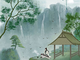 古風(fēng)場景｜撫琴