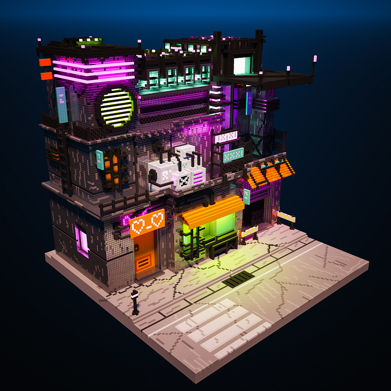 一点一点造个小铺子（图ZMTAwODk3NTQ0） - 像素画 - 站酷设计师DIVN原创素材 - 站酷ZCOOL