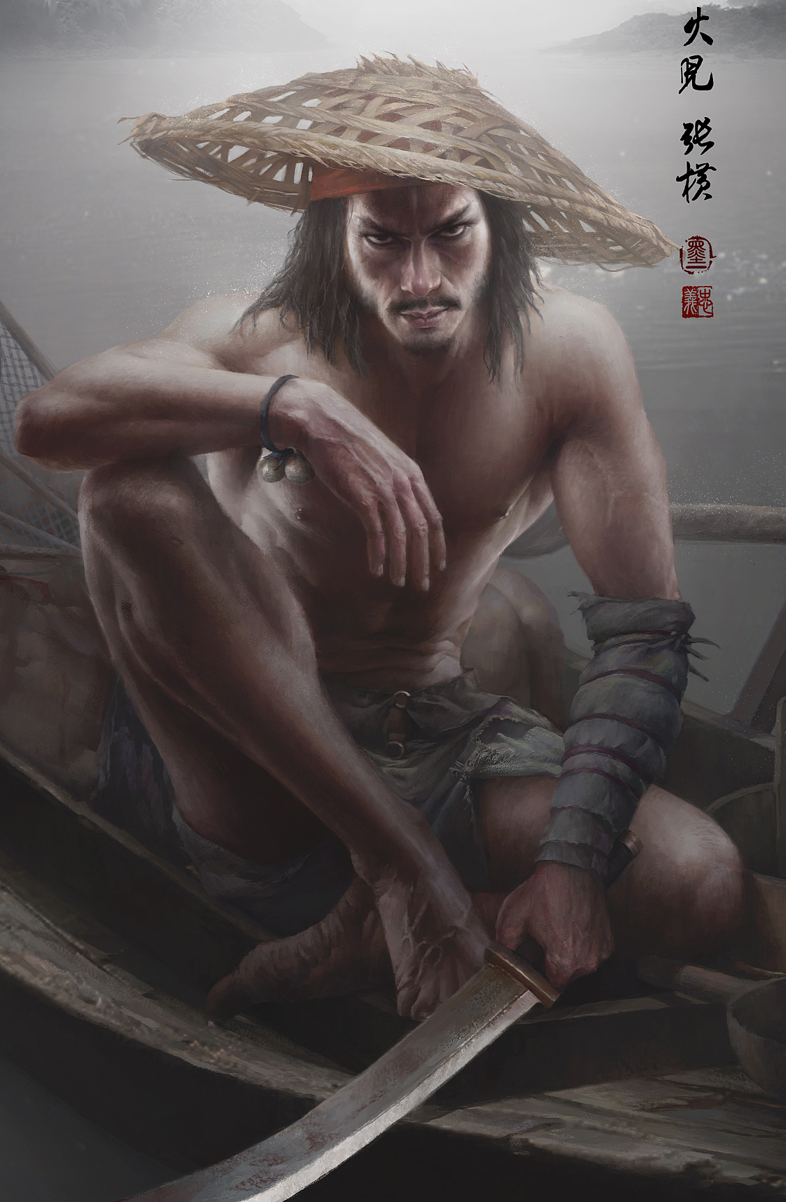 天平星-船火儿-张横 by 张墨一