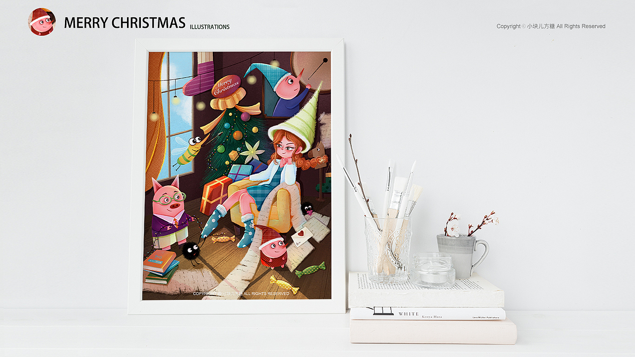 Merry Christmas（图ZMjgyMjk0MzU2） - 儿童插画 - 站酷设计师小块儿方糖原创素材 - 站酷ZCOOL