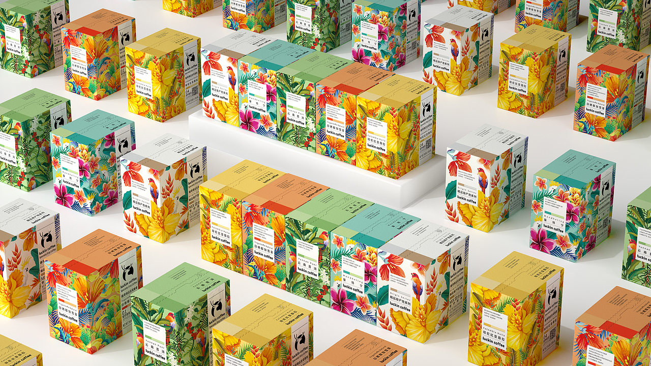 瑞幸×潘虎丨工作一堆 先喝咖啡（图ZMjk1NDU4NDEy） - 包装 - 站酷设计师潘虎设计实验室原创素材 - 站酷ZCOOL