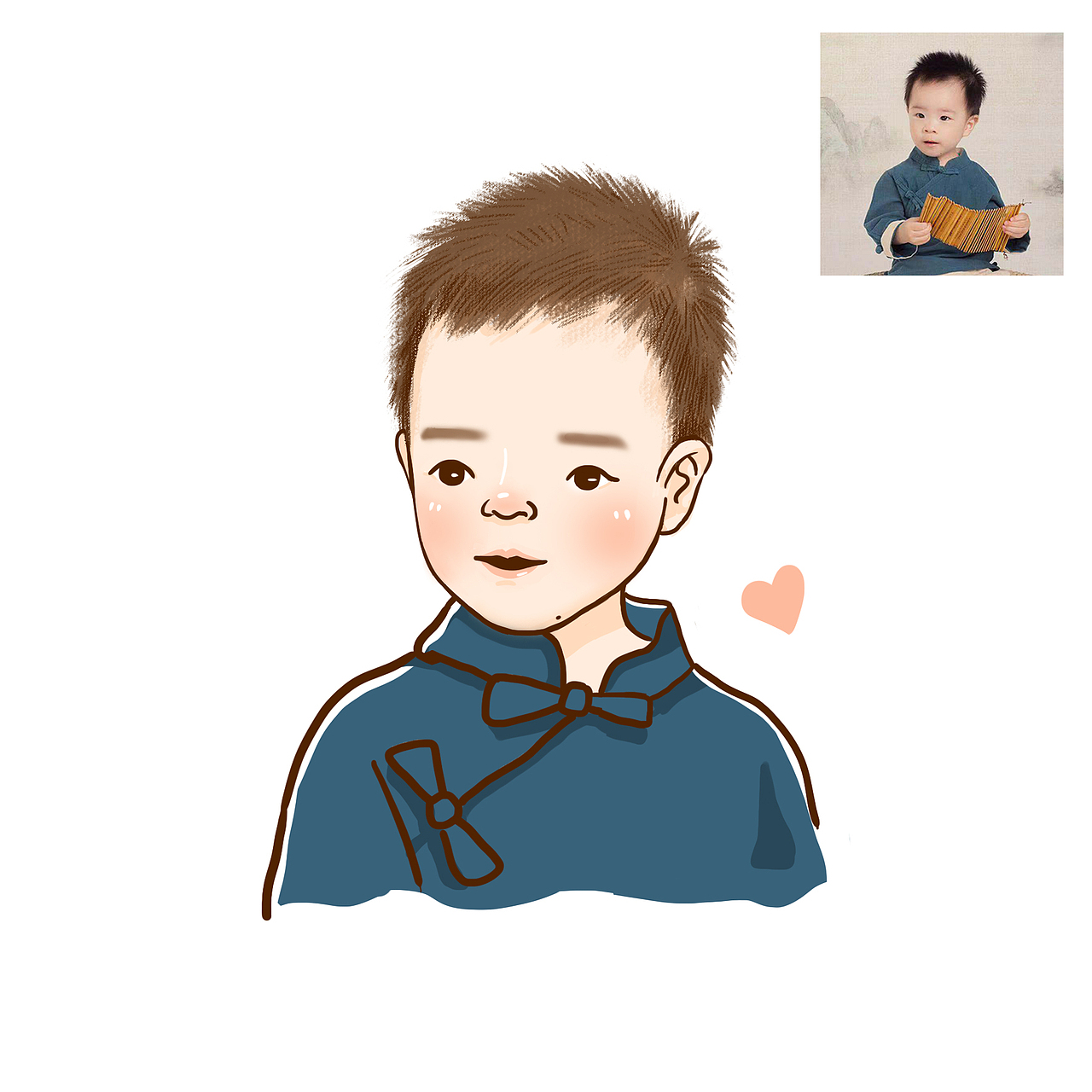 照片转手绘卡通头像来一波