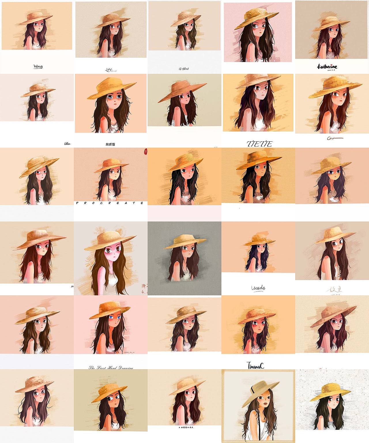 学生作品-iPad插画班4.0优秀作业