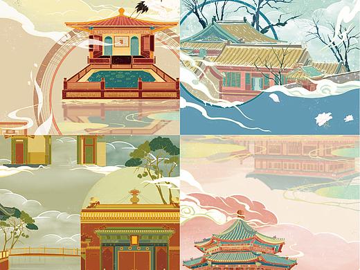 故宫倦勤斋插画