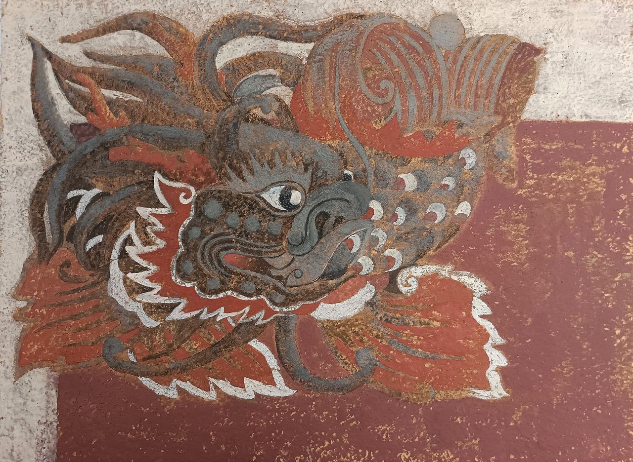 《岁月印记—鱼龙石雕》