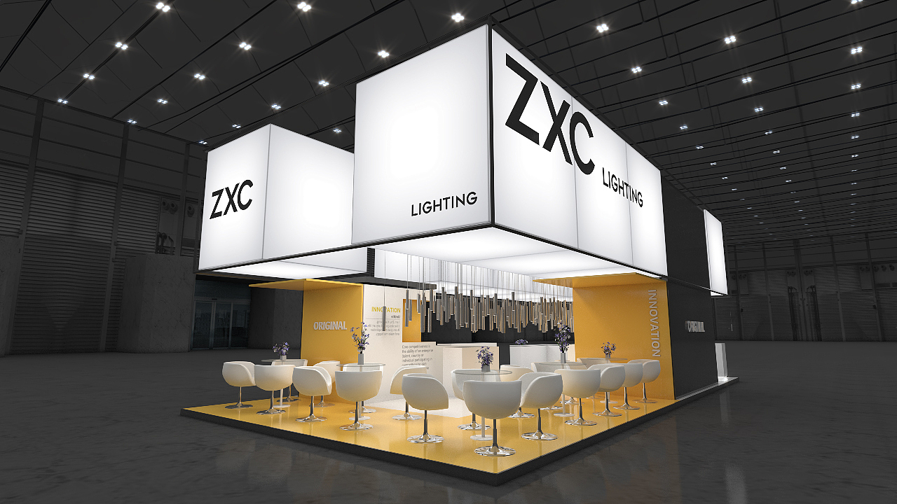 分享一波堆叠式的展台设计（图ZMjExNzk5MDQw） - 其他三维 - 站酷设计师朱小橙沐涟渔原创素材 - 站酷ZCOOL