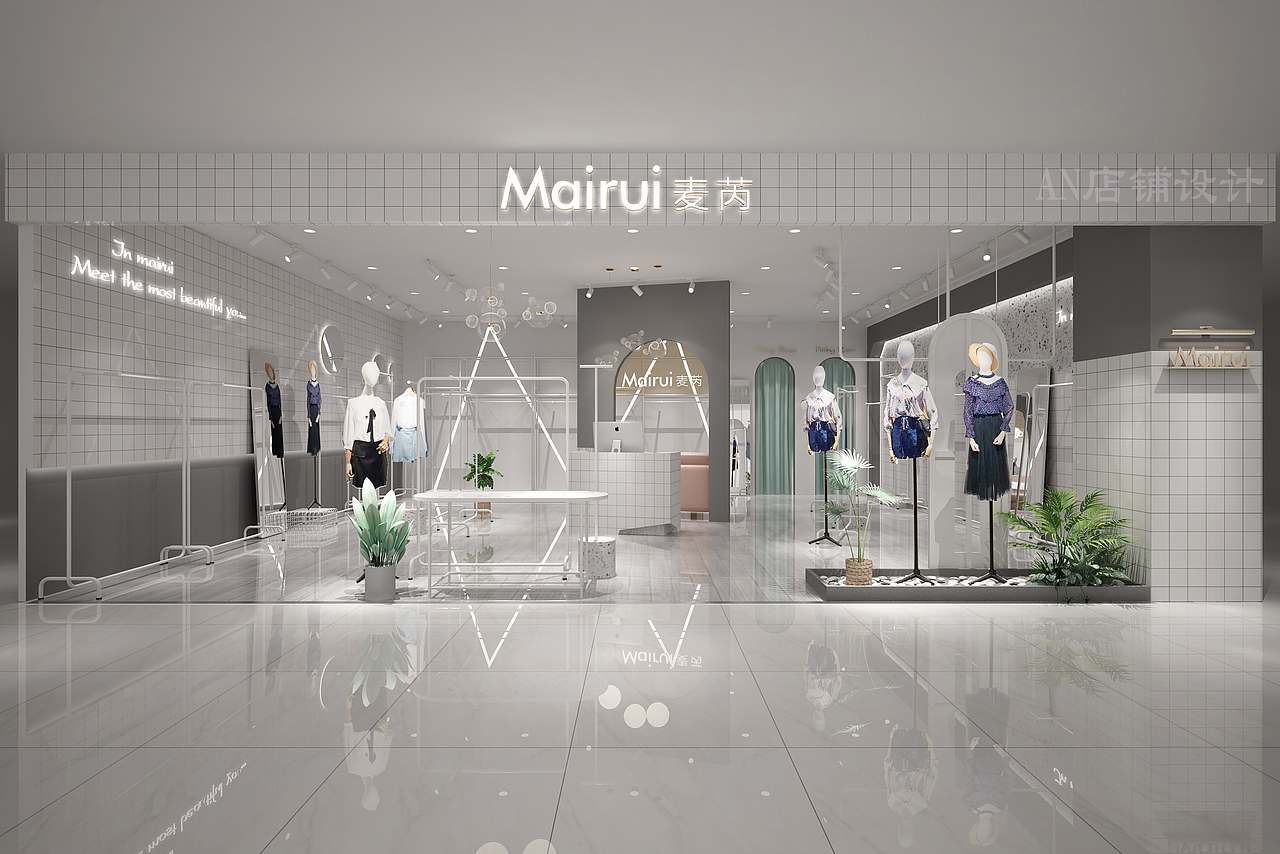 女装店（图ZMjE0NzUzMDE2） - 家装设计 - 站酷设计师An店铺设计原创素材 - 站酷ZCOOL