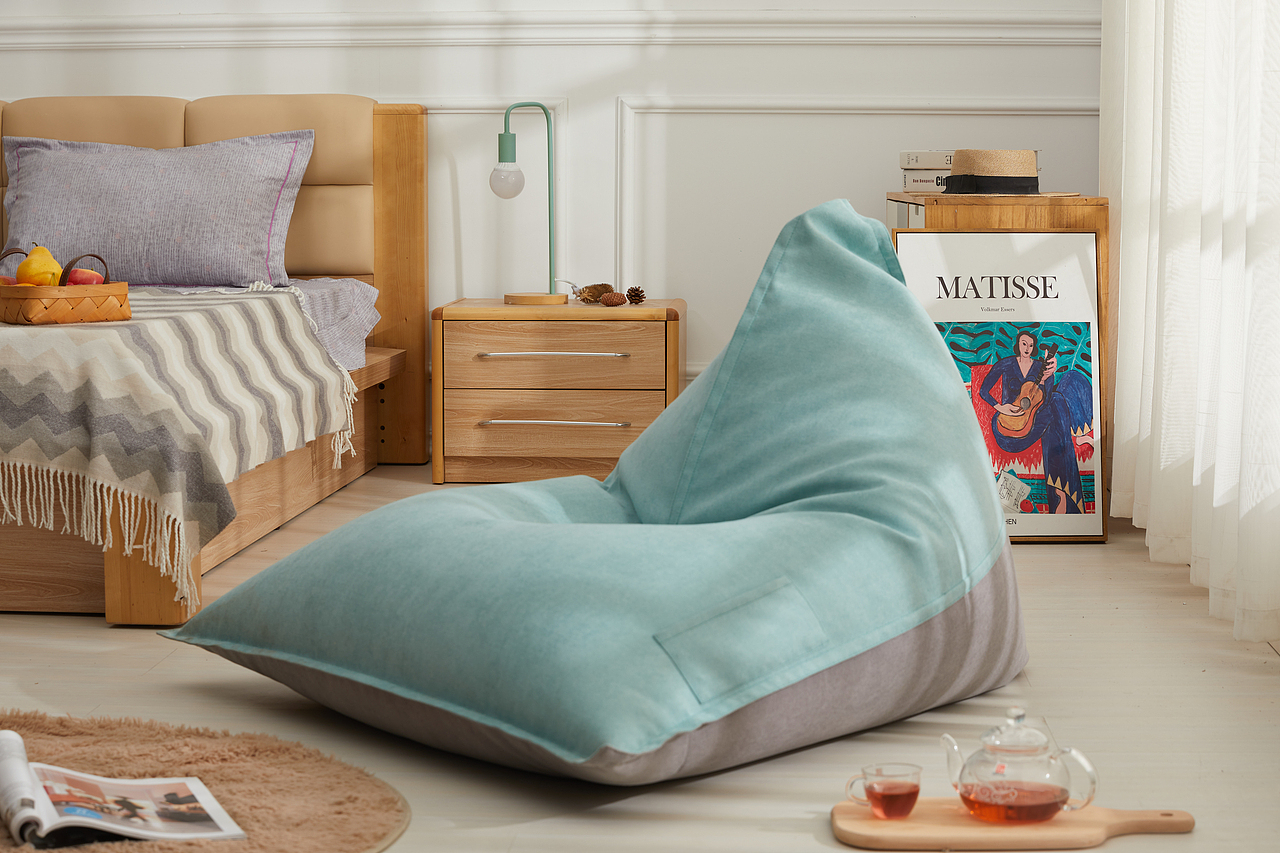 naklk原创丹麦设计北欧布艺豆豆沙发豆袋懒人沙发椅