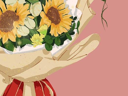 朋友的生日花束