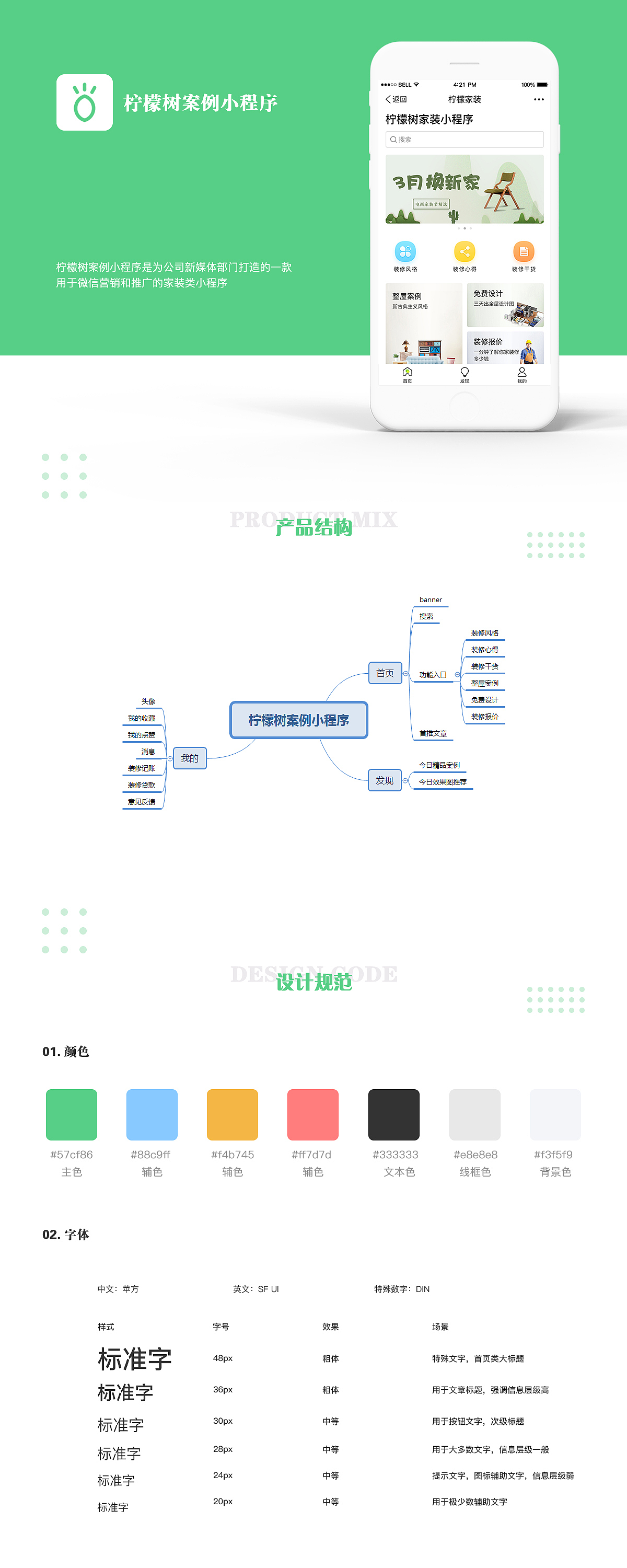 柠檬树案例小程序