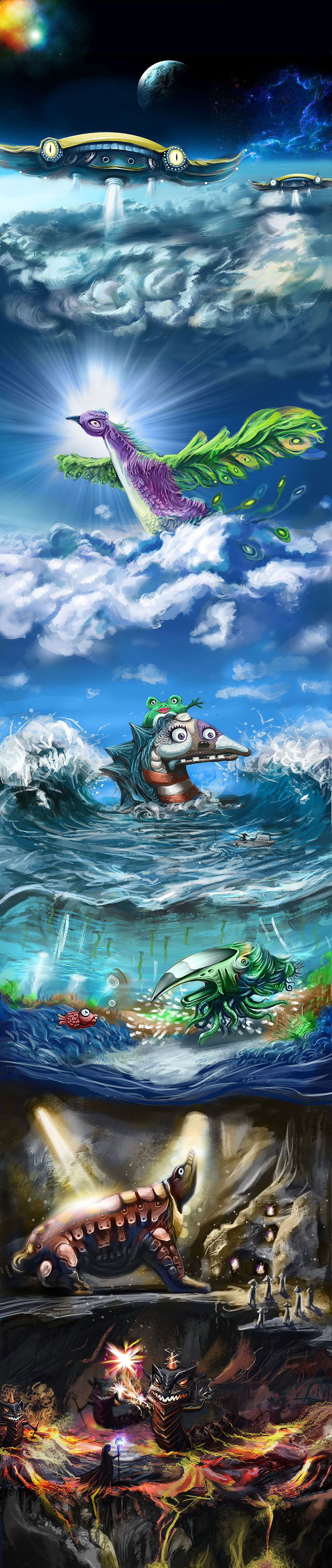 幻想世界（图ZMTA3NzcxNDQ=） - 创作习作 - 站酷设计师Warugiria原创素材 - 站酷ZCOOL