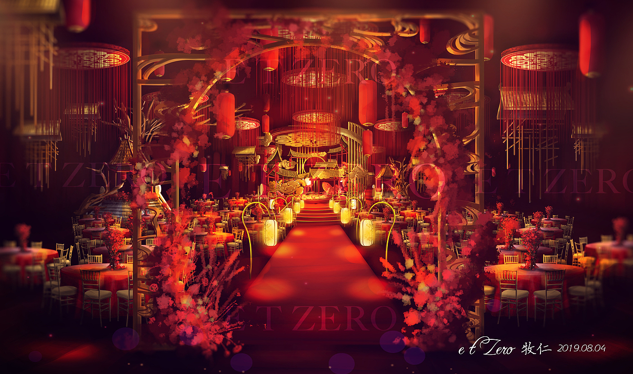 婚礼手绘（图ZMTgzNTQ4MTUy） - 舞台美术 - 站酷设计师etzero牧仁原创素材 - 站酷ZCOOL