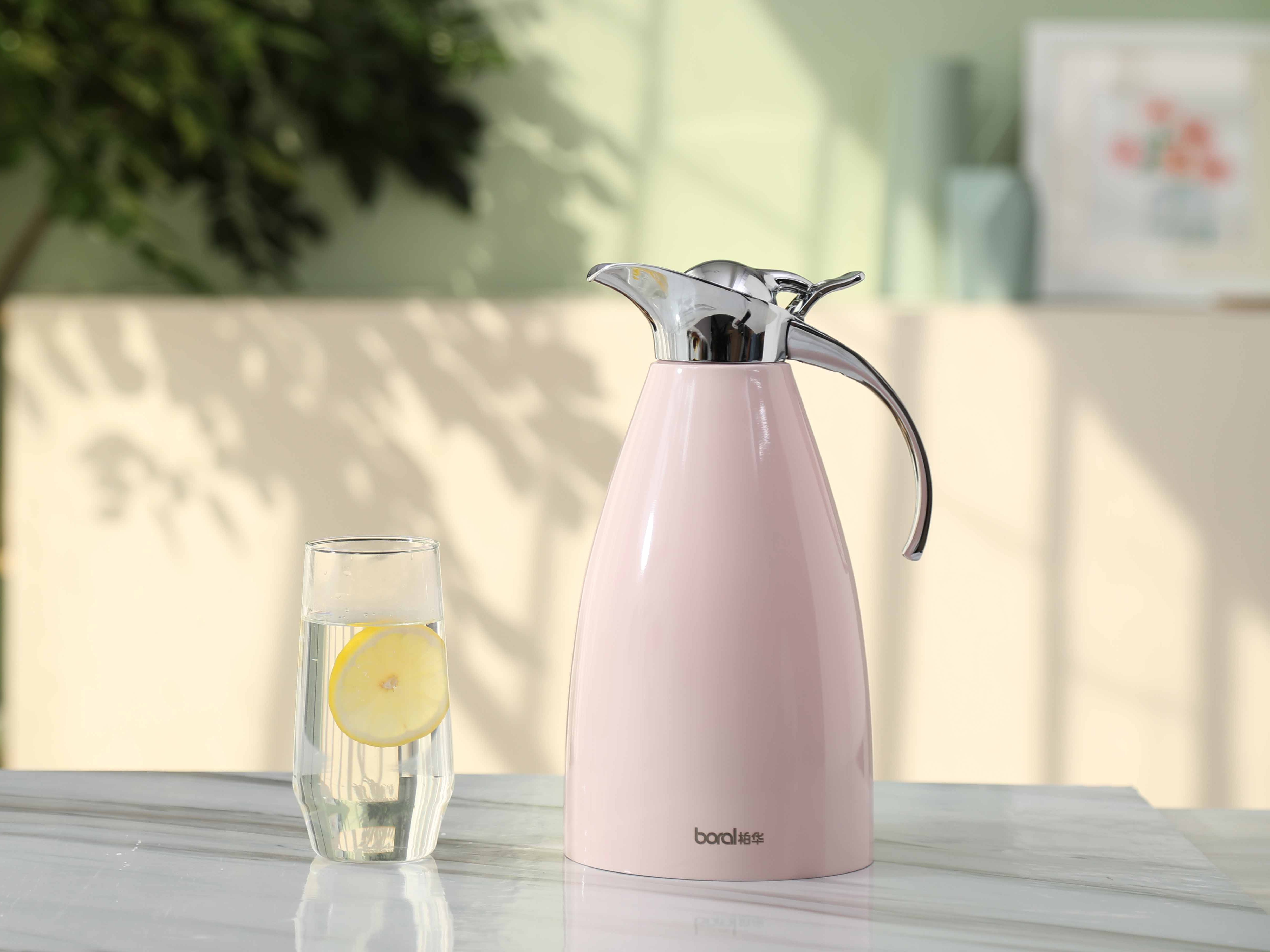 不锈钢真空保温壶双层暖水瓶欧式咖啡壶家用冷水壶礼品印制LOGO-阿里巴巴