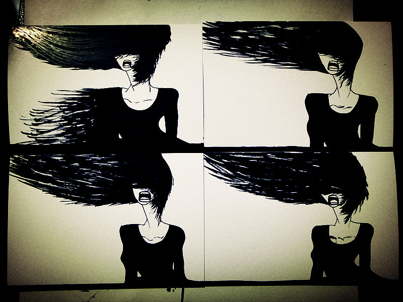 手绘黑白装饰画II（图ZMTIwOTkwMjg=） - 创作习作 - 站酷设计师莹之森森原创素材 - 站酷ZCOOL