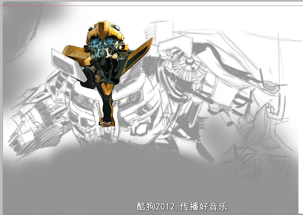 变形金刚插画（图ZMjg1ODEwMzI=） - 创作习作 - 站酷设计师_王大壮原创素材 - 站酷ZCOOL